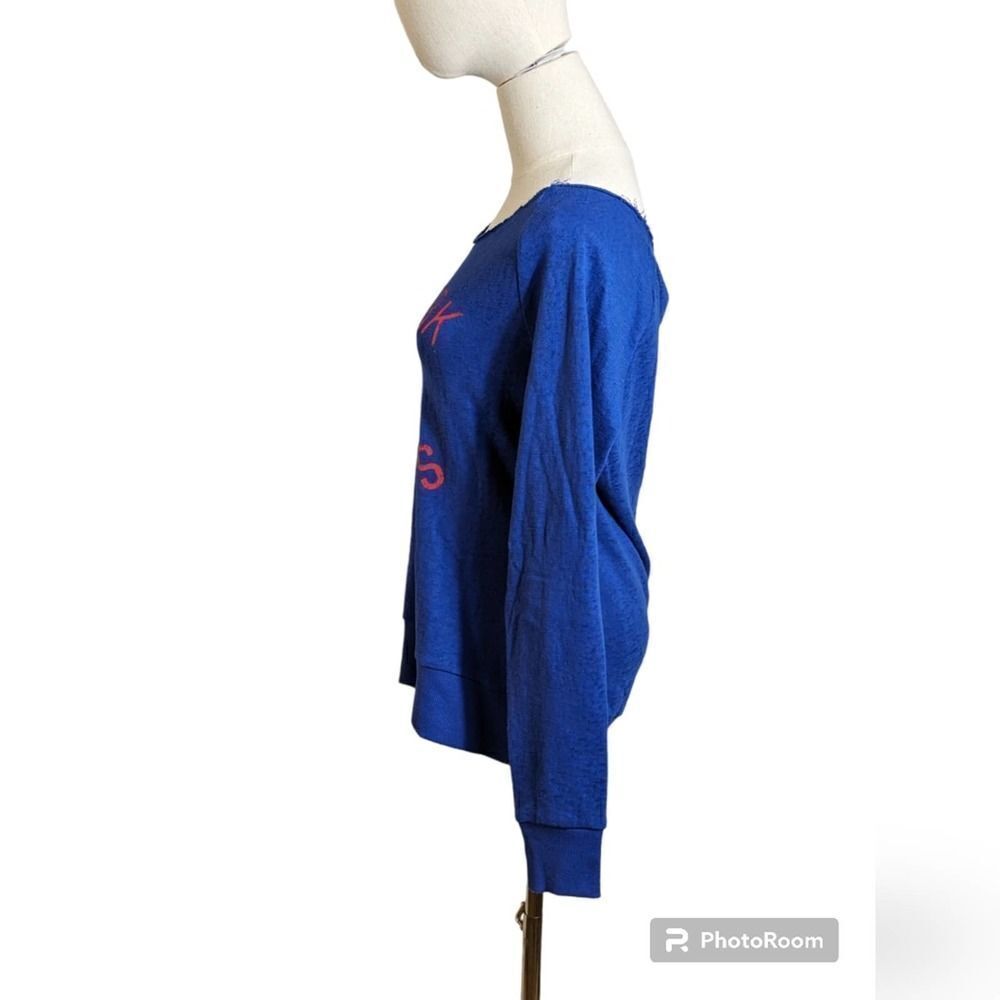 NFL New York Giants Blue Long Sleeve Tee Shirt NWT - Picture 2 of 6